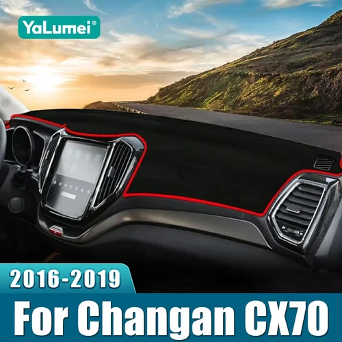 Imagen 1 del producto Cubierta para salpicadero de coche, parasol para evitar la luz, alfombrilla, Panel de instrumentos, alfombras, accesorios para Changan CX70 2016 2017 2018 2019