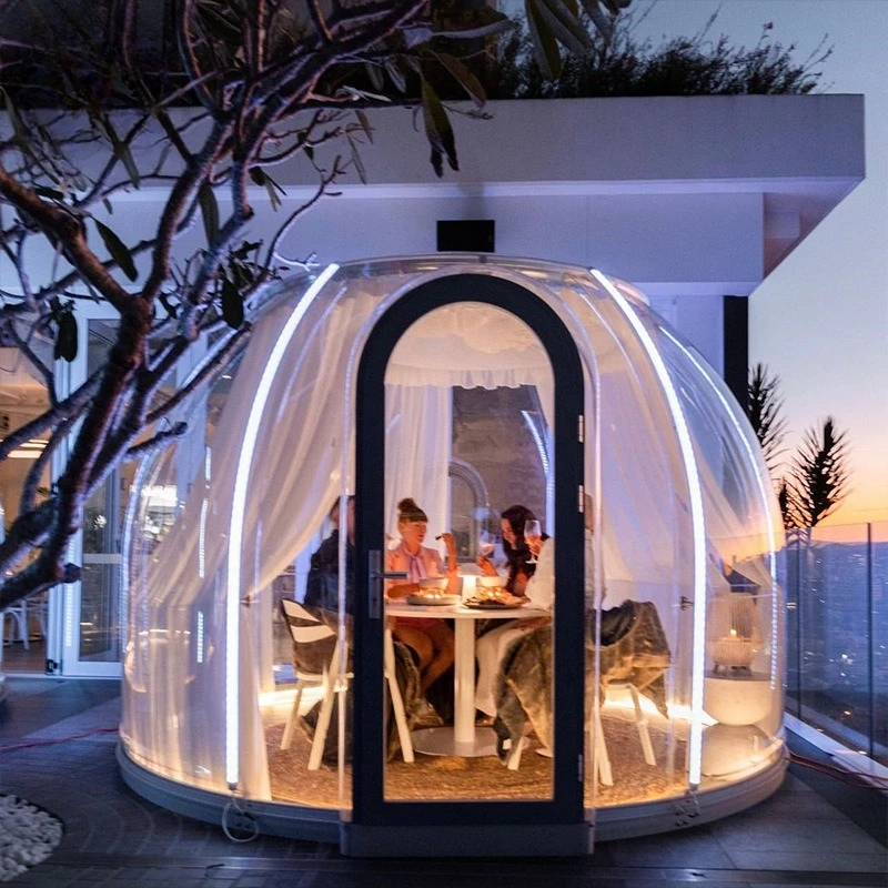 3.5 meters in diameter, starry sky room dining bar mosquito-proof outdoor pavilion tent courtyard
