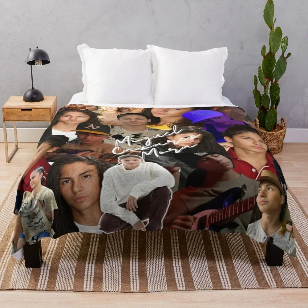 

Miguel Cazarez Mora Seamless Collage with Signature - 2 Throw Blanket anime Blankets Sofas Of Decoration Hairy Blankets