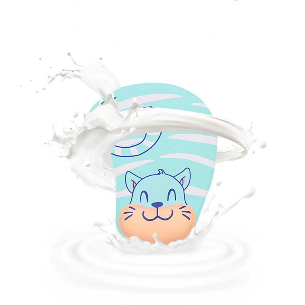 Tapis de souris ergonomique avec support de poignet pour ordinateur, base en caoutchouc coordonnante, vache, 1PC