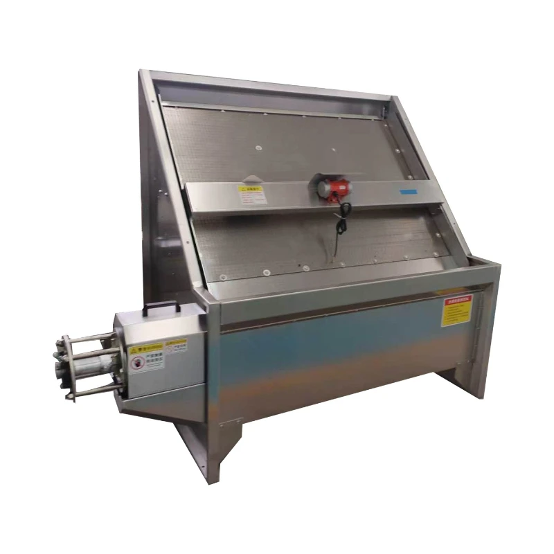 Oblique sieve dry and wet separator Farm blister manure treatment equipment Chicken manure Duck manure residue dry and wet