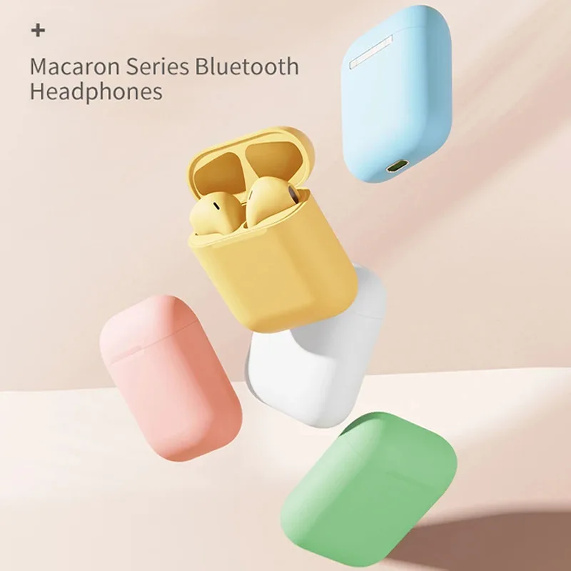 i12 TWS Wireless Bluetooth Headset with Mic In-Ear Stereo Earbuds Fone Bluetooth Earphones Sports Gaming Headphones For Xiaomi