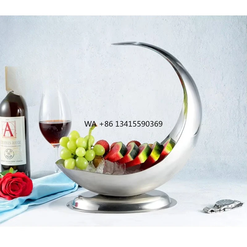 

Best Quality Dinner Bowl Set Mirror Bowl Luxury Fruit Tray Stainless Steel Polished German Silver Plate Dish