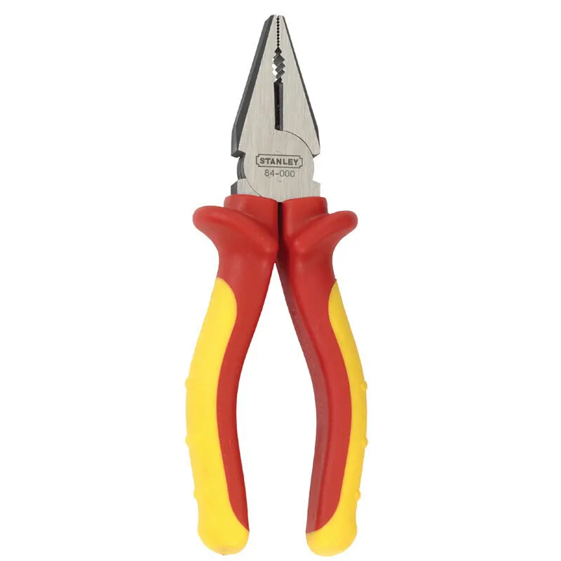 Stanley 84-000-23 VDE Insulated High-Voltage Electrical Pliers FatMax Insulated Steel Wire Pliers 6.5 inches