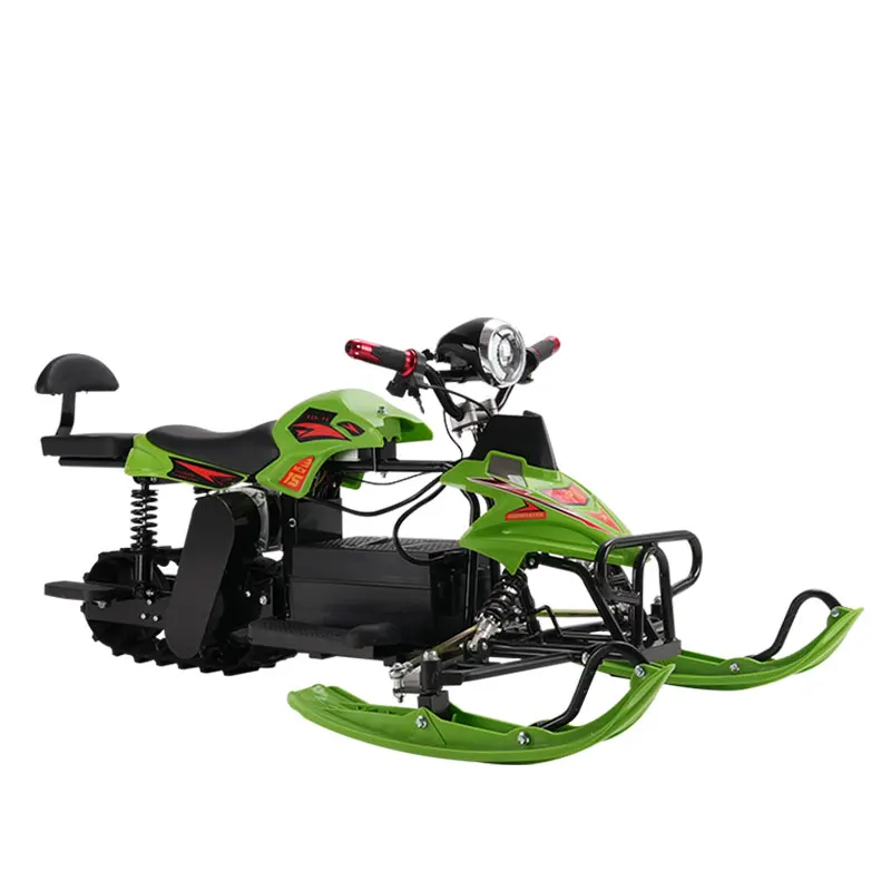 Electric Tracked Snow Sled, All-Terrain Beach Vehicle, Off-Road Tracked Motorcycle, Snowboard, Electric Ski Vehicle