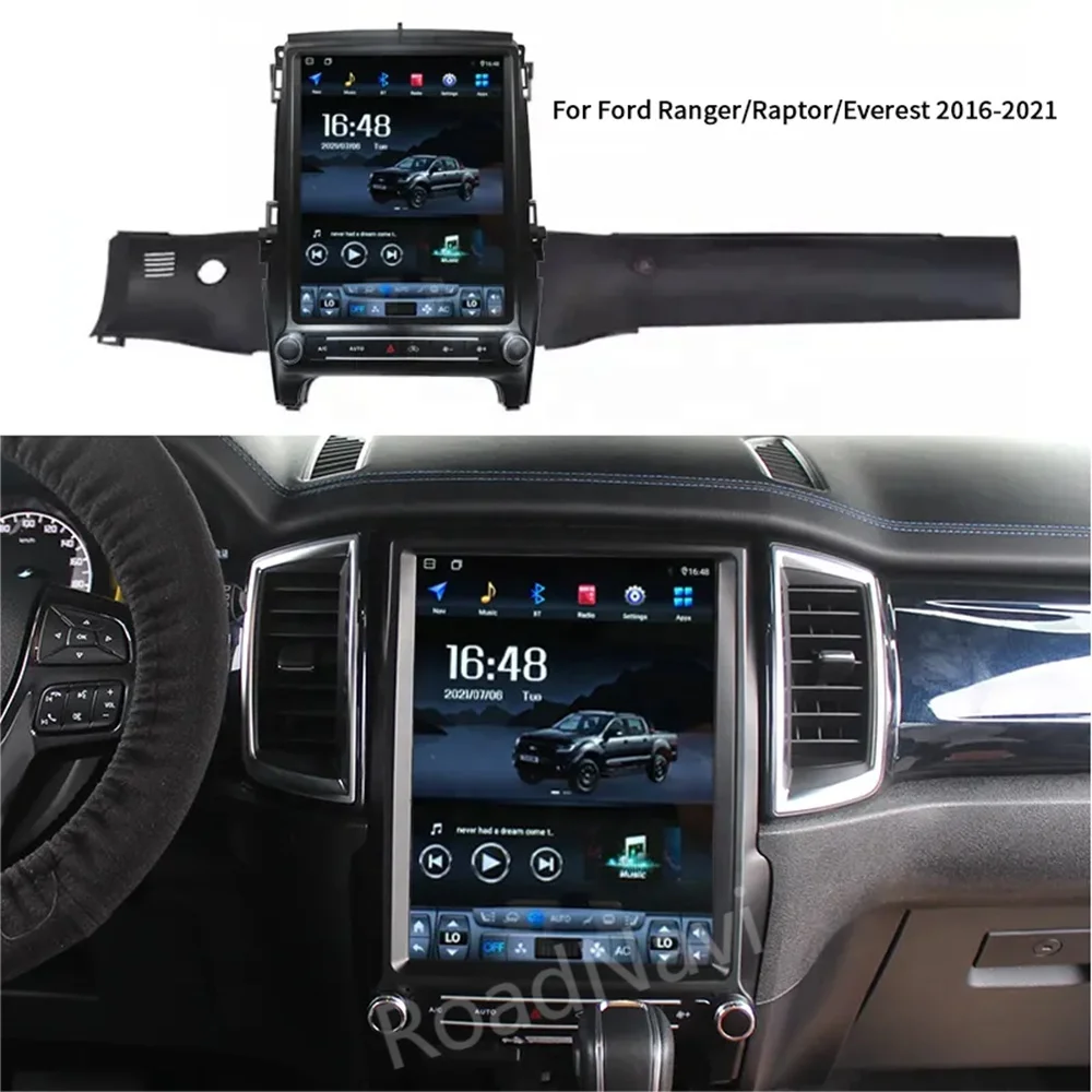 راديو السيارة لفورد رينجر T6 ايفرست 2016-2021 سيارة مشغل وسائط متعددة لاسلكي Carplay 4G 360