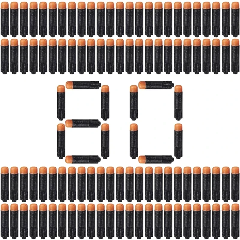 HTISNERFS Czarne Kulki do Pistoletów Zabawkowych NERFS Ultra - Zestaw Uzupełniający do Strzelania - Najlepsze do Strzelania z Kulki - Kompatybilne Tylko z Ultra Blasterami