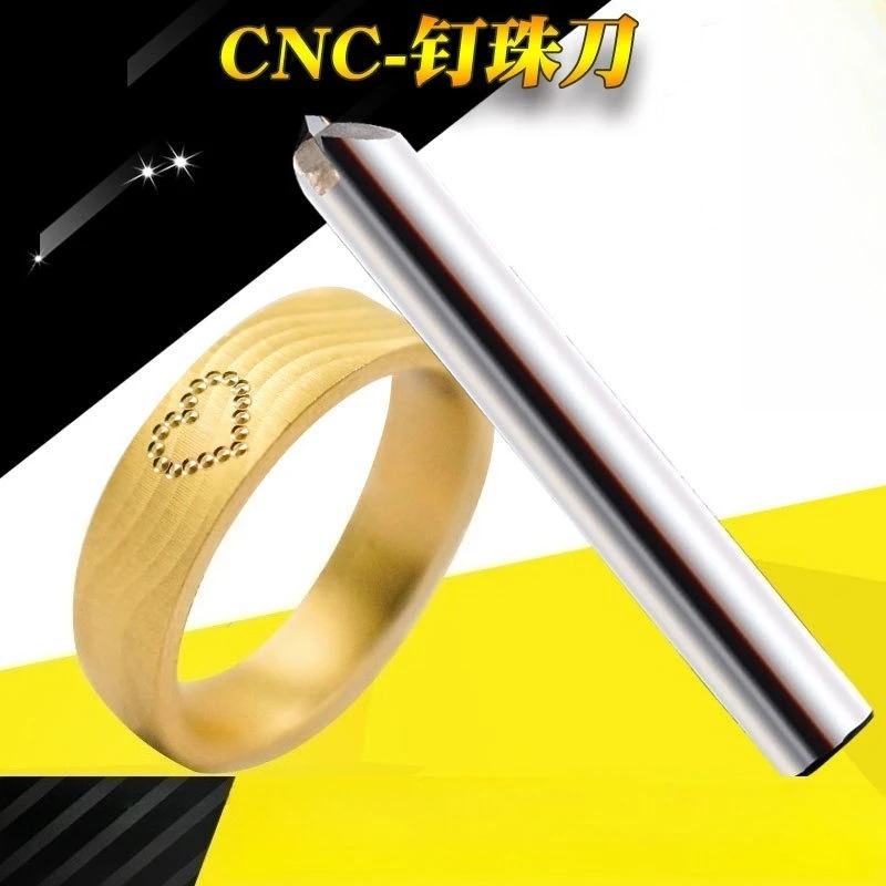 For Precision CNC Diamond Nail Bead Knife Single Crystal Diamond Diamond CNC Engraving Cutter