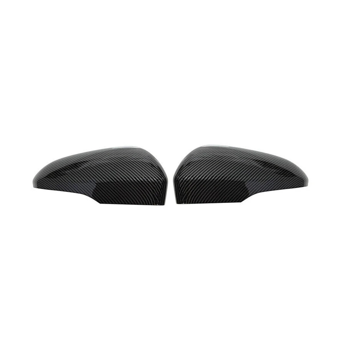 Car Carbon Fiber Black Reversing Mirror Cover Rearview Mirror Shell Cover for Ford US Standard Mondeo Fusion 2013-2021