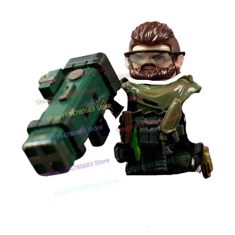 قطع بناء MOC، شخصيات صغيرة لجنود القوات الخاصة، إكسسوارات، نموذج لعبة تجميع عصرية، هدية