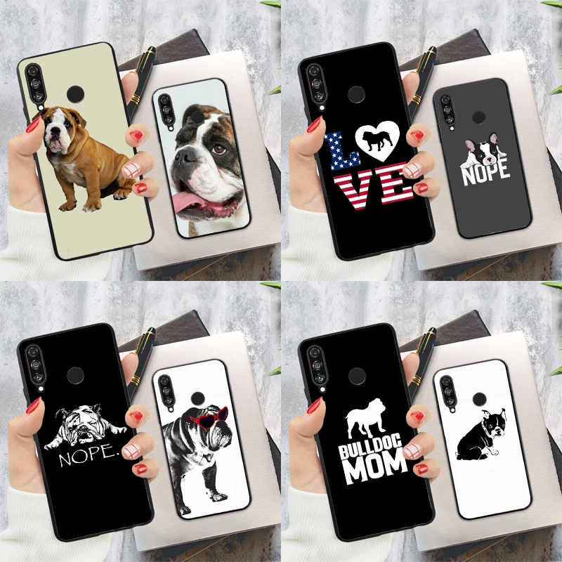 French Bulldog Design For Huawei Nova Y91 Y60 Y70 Y90 Y61 3i 7i 8i 11i Nova 11 9 10 SE P20 P40 Lite P30 Pro Case