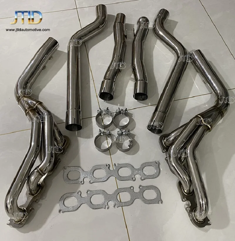 JTLD high performance Longtube Headers downpipe For W204 AMG M156 C63