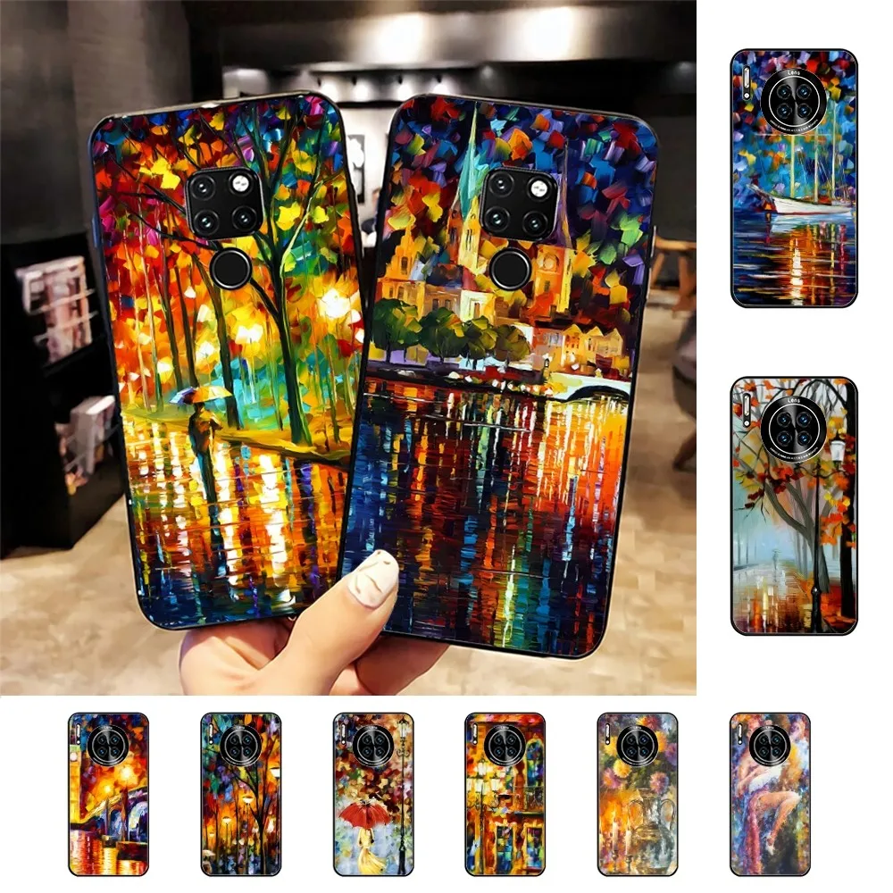 L-Leonid A-Afremov O-Oil Phone Case For Huawei Mate 10 20 30 40 50 lite pro Nova 3 3i 5 6 SE 7 pro 7SE