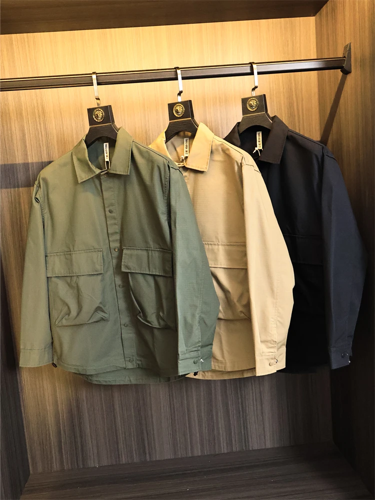 

Мужская верхняя одежда для занятий спортом на открытом воздухе, тройная технология, воротник, флип-ткань, износостойкая, устойчивая к разрыву, осенняя мояльная урба...