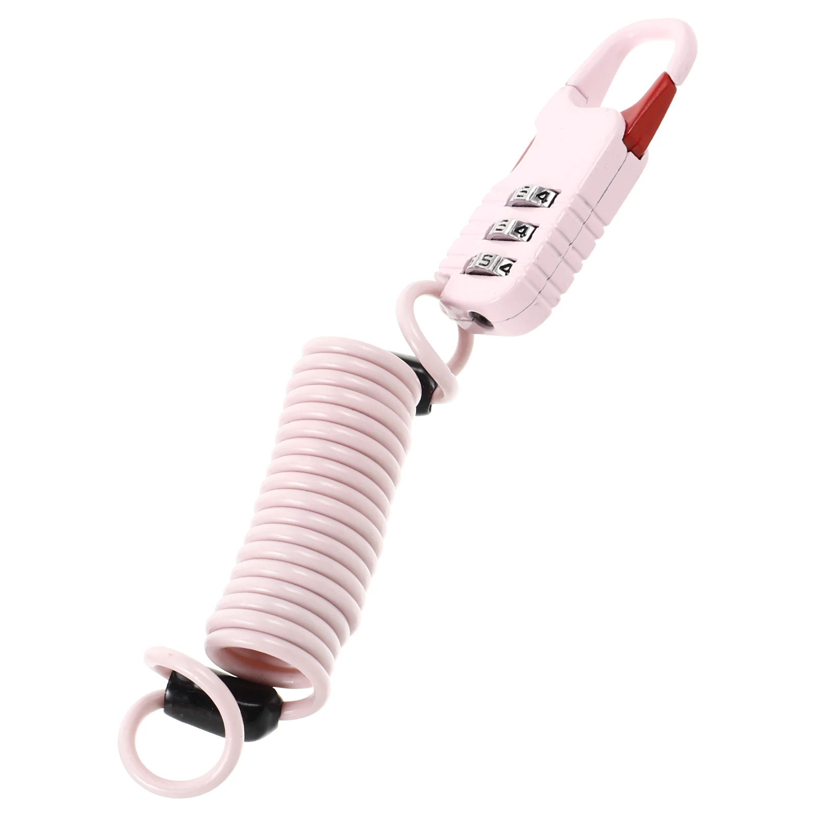 

Resettable Combination Anti-Theft Bike Lock Steel Cable Protection Portable Pink for Motorbikes Scooters Travel Luggage