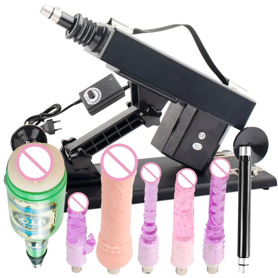 FREDORCH Sex machine for Woman Man Automatic Masturbation Pumping Gun 3XLR Love Machine for adults With Dildo Couple Sex Toys