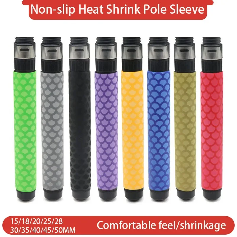 

Non-Slip Heat Shrink Tube Fishing Waterproof Anti-skid Wraps Fishing Rod 15~50mm Handle Insulated Protect Waterproof Cover