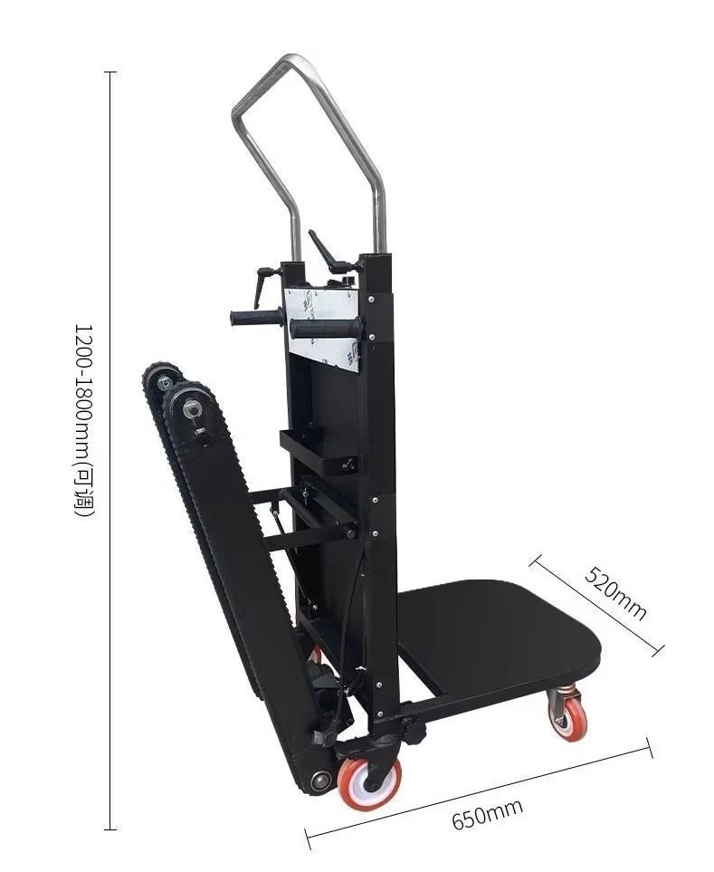 High-Capacity Electric Stair Climber - Power-Assisted Cart for Heavy Boxes, Furniture & Luggage