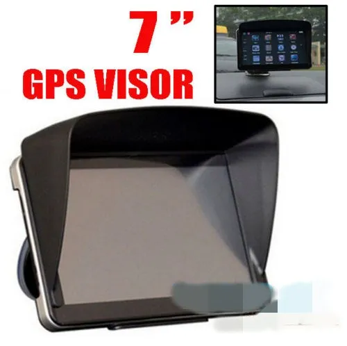 Auto Part Accessories Sun Shade Visor Shield For Car GPS Sat Nav 7'' 7 Inch Screen Blind Cover Cap 1Pc