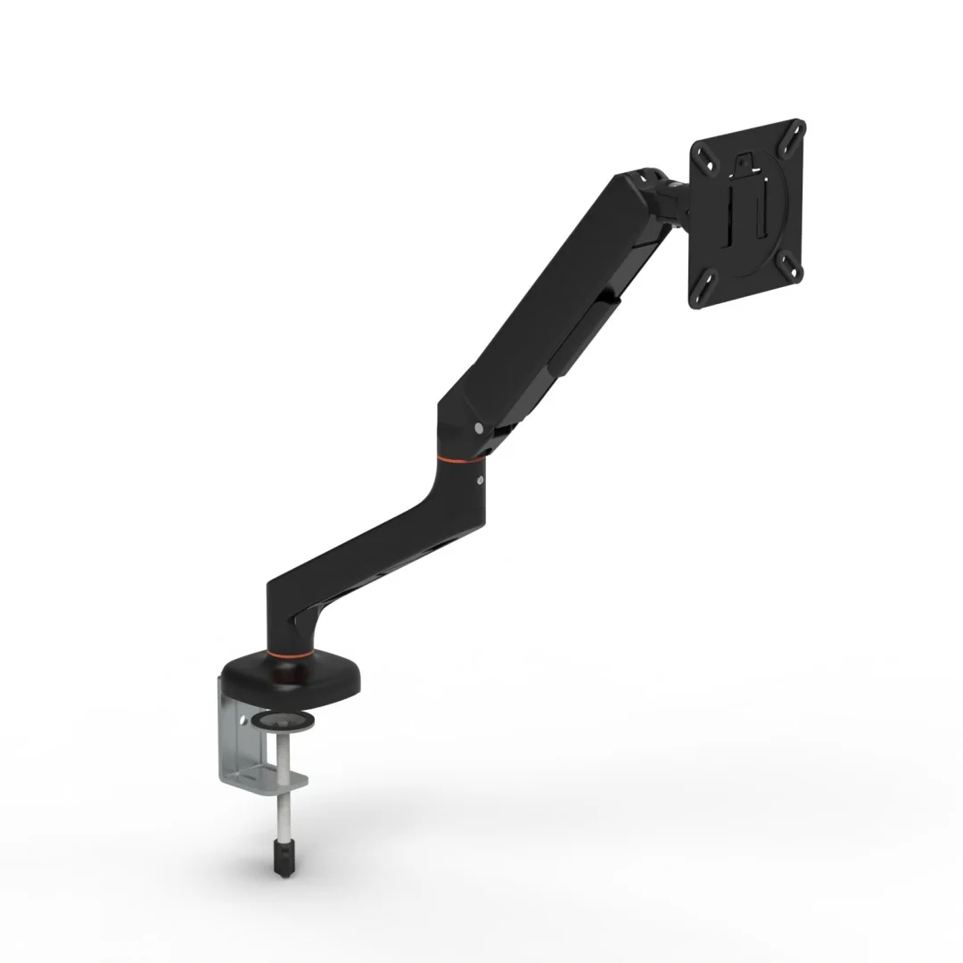 Pneumatic Height Adjustable Monitor Stand, Free Hover Single Screen Bracket For Monitor & TV