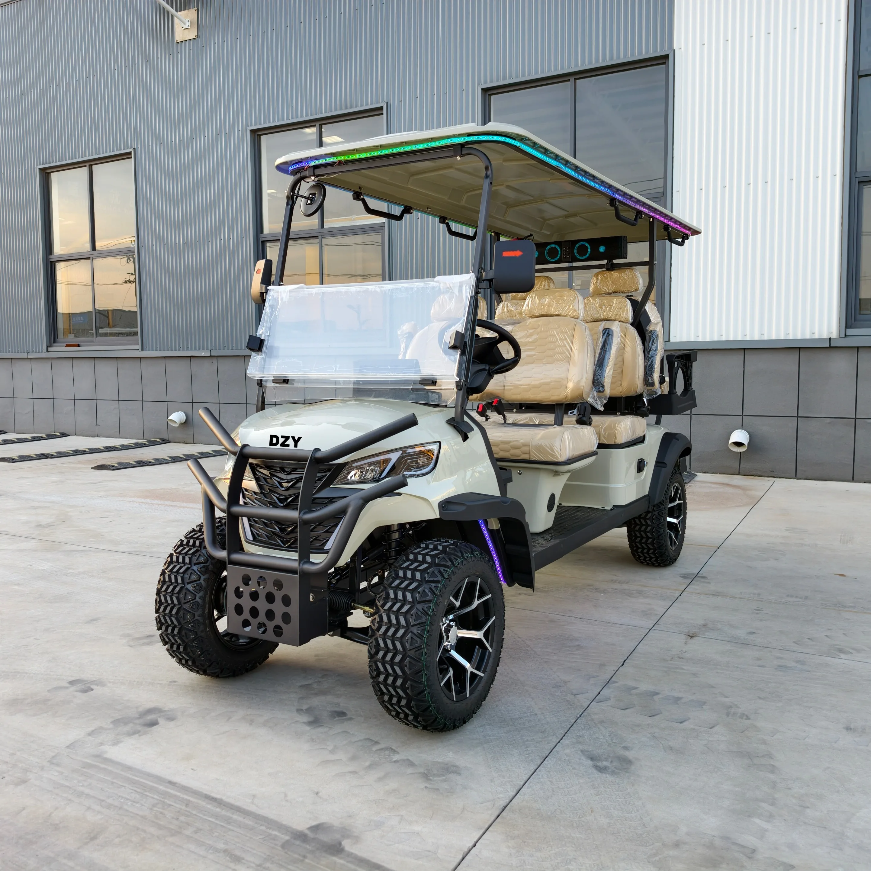 Customized 72V 5KW AC Motor Electric 4-Seater Golf Cart Battery, with EEC Certificate and Compatibility with Club Cars