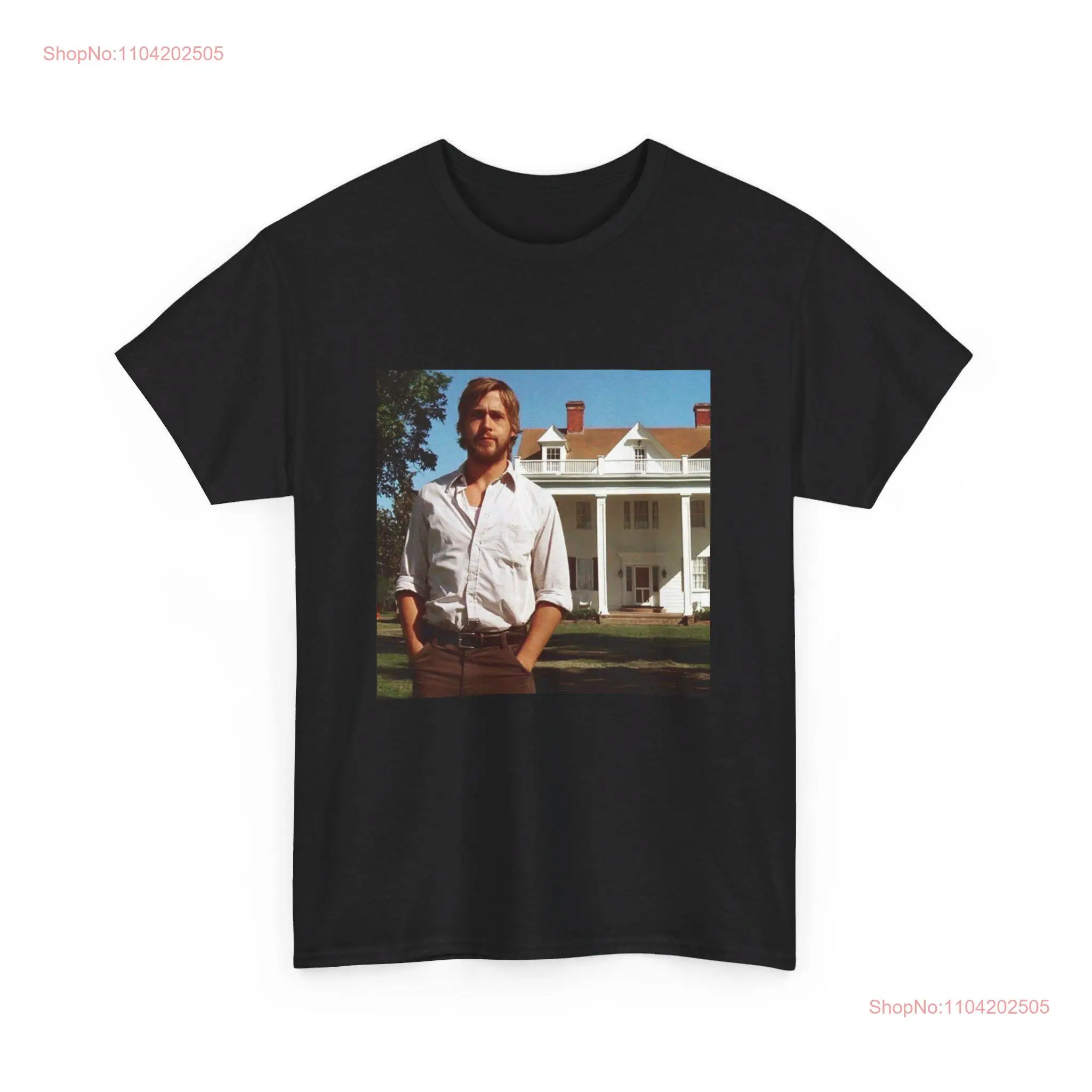 Ryan Gosling The Notebook Noah Heavy Cotton T Shirt long or short sleeves