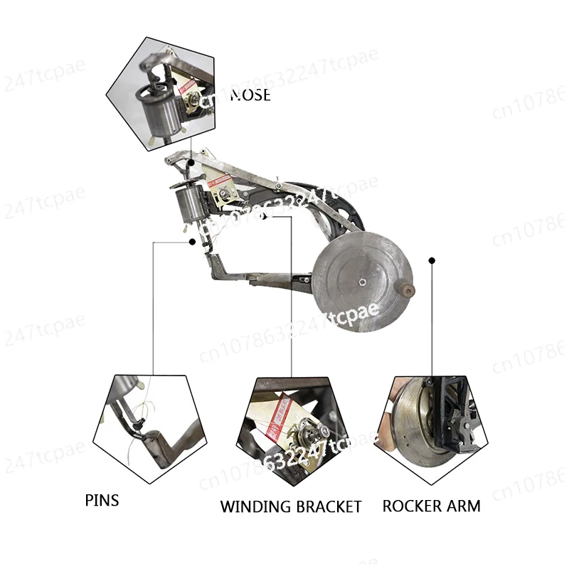 Ручная машина для обрезки кромок обуви, диагональная игла, швейная машина для обуви, Швейное Оборудование для кожаной обуви, онлайн-машина