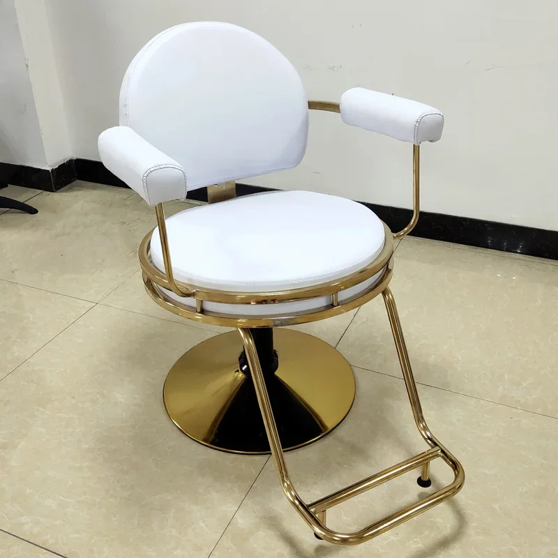 Special haircut chair for hair salon, rotating simple modern barber shop stool online celebrity