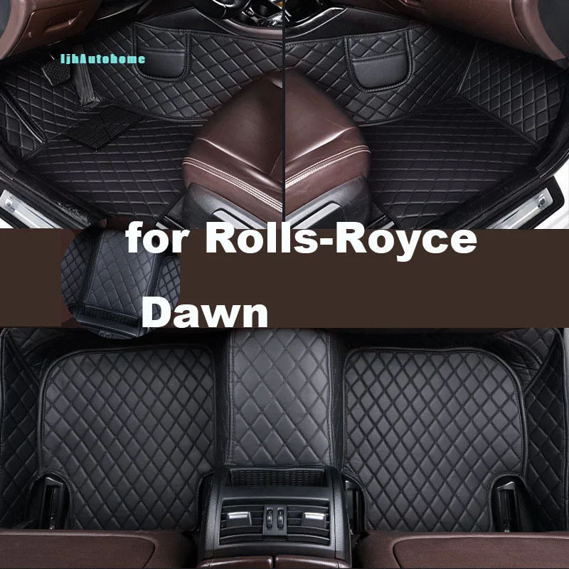 Autohome Car Floor Mats For Rolls-Royce Dawn 2016-2020 Year Upgraded Version Foot Coche Accessories Carpetscustomizedcustomized