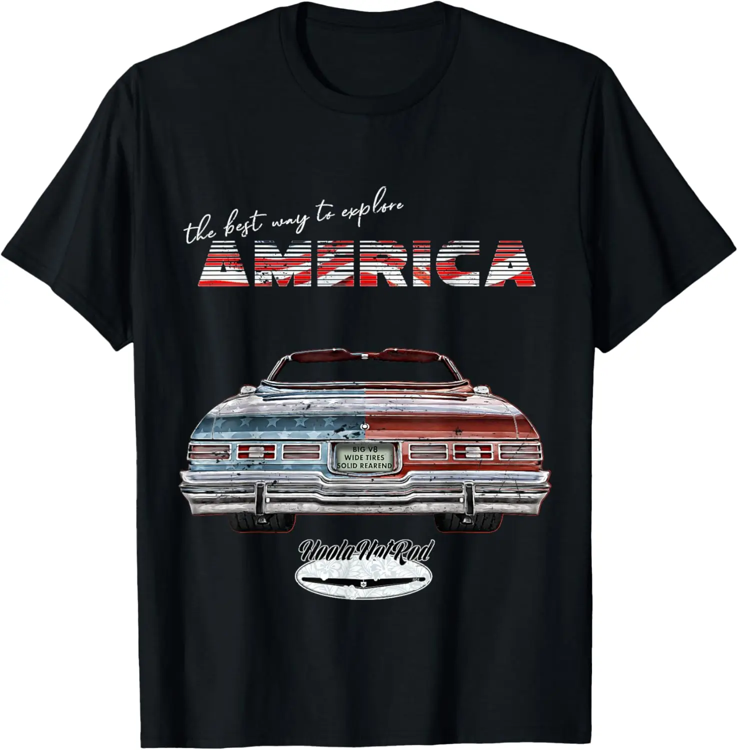 The best way to explore America,1975 Caprice,Impala,Belair T-Shirt