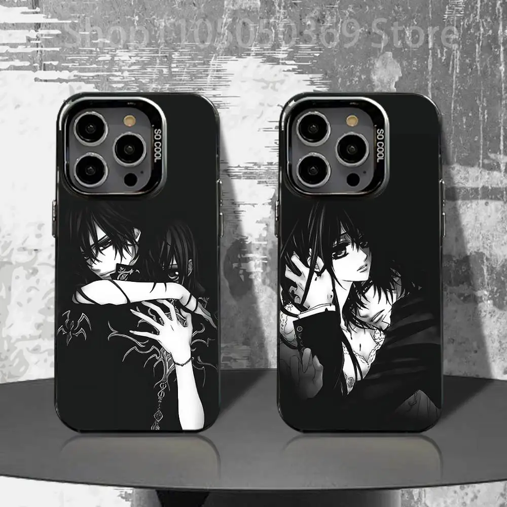

Vampire Knight Phone Case For iPhone 16,15,14,13,12,11,Pro,XS,Max,Plus,Mini,SE4,E Black Matte Shockproof Cover
