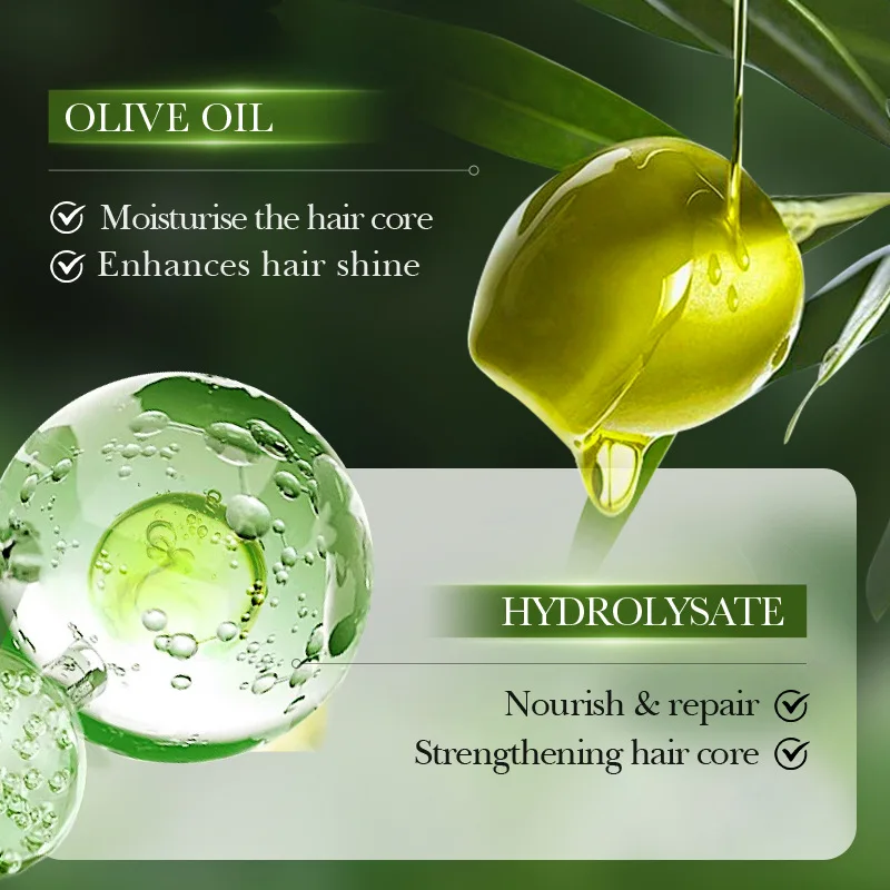 

SADOER Olive Oil Nourishing Hair Gel Wax - Volumizing Styling with Natural Shine, Lightweight & Non-Greasy for All Hair Types