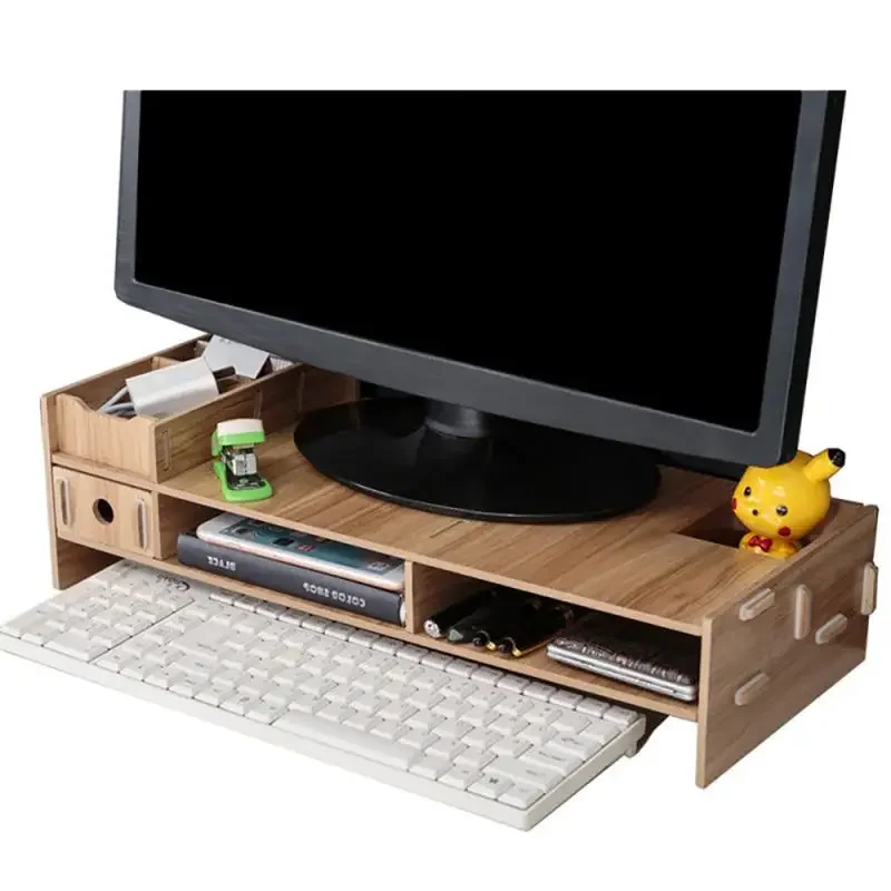 Desktop Computer Riser Stand TV LCD Screen Monitor Mount Display Desk Organizer Monitor Holder Bracket Accessories