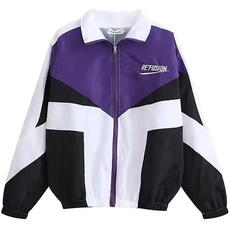 

Spring Autumn Varsity Jacket Men Patchwork Embroidery College Jacket Casual Street Couple Unisex Outdoor Wear Loose Zipper Coats