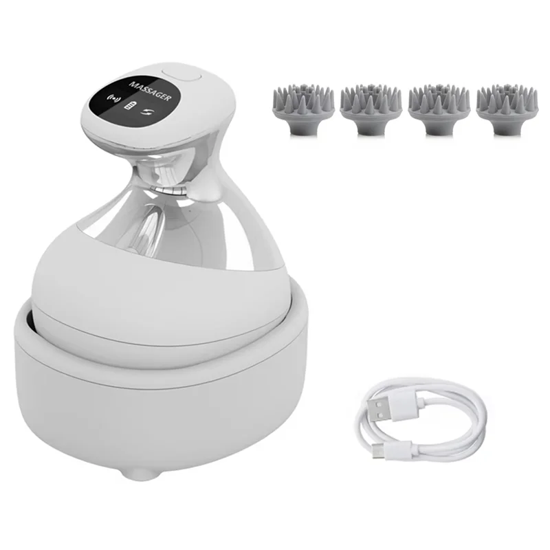 赤色光療法付きabgpマッサージ器-防水ヘッドマッサージ器-揉みほぐし＆ボディリラックス