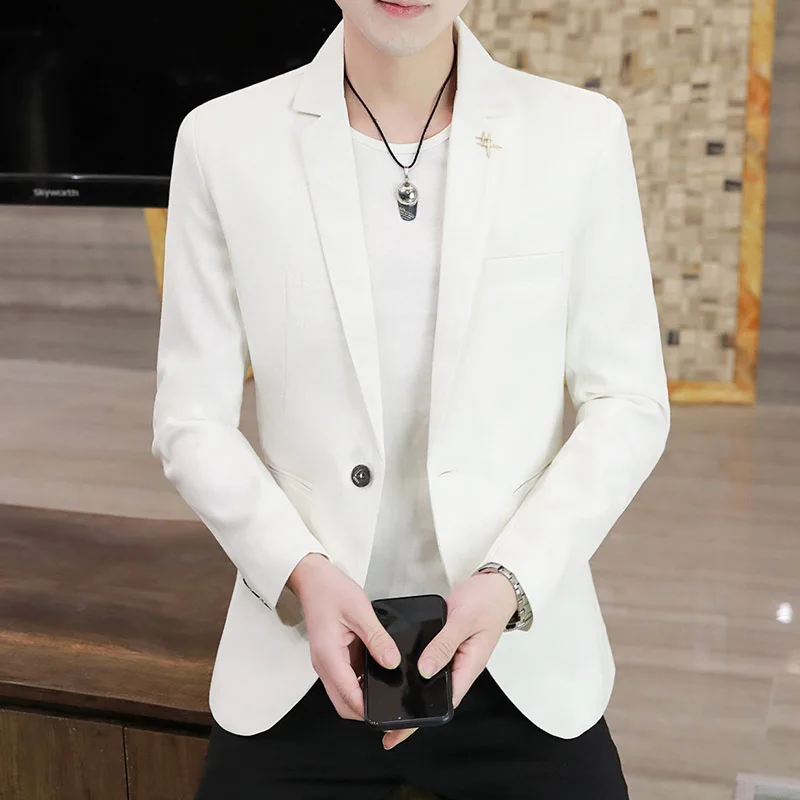 السترة الجديدة للرجال موضة الأعمال شهم الزفاف النمط البريطاني الكل في واحد الرياضة العمل مأدبة في الهواء الطلق عادية سليم السترة #5