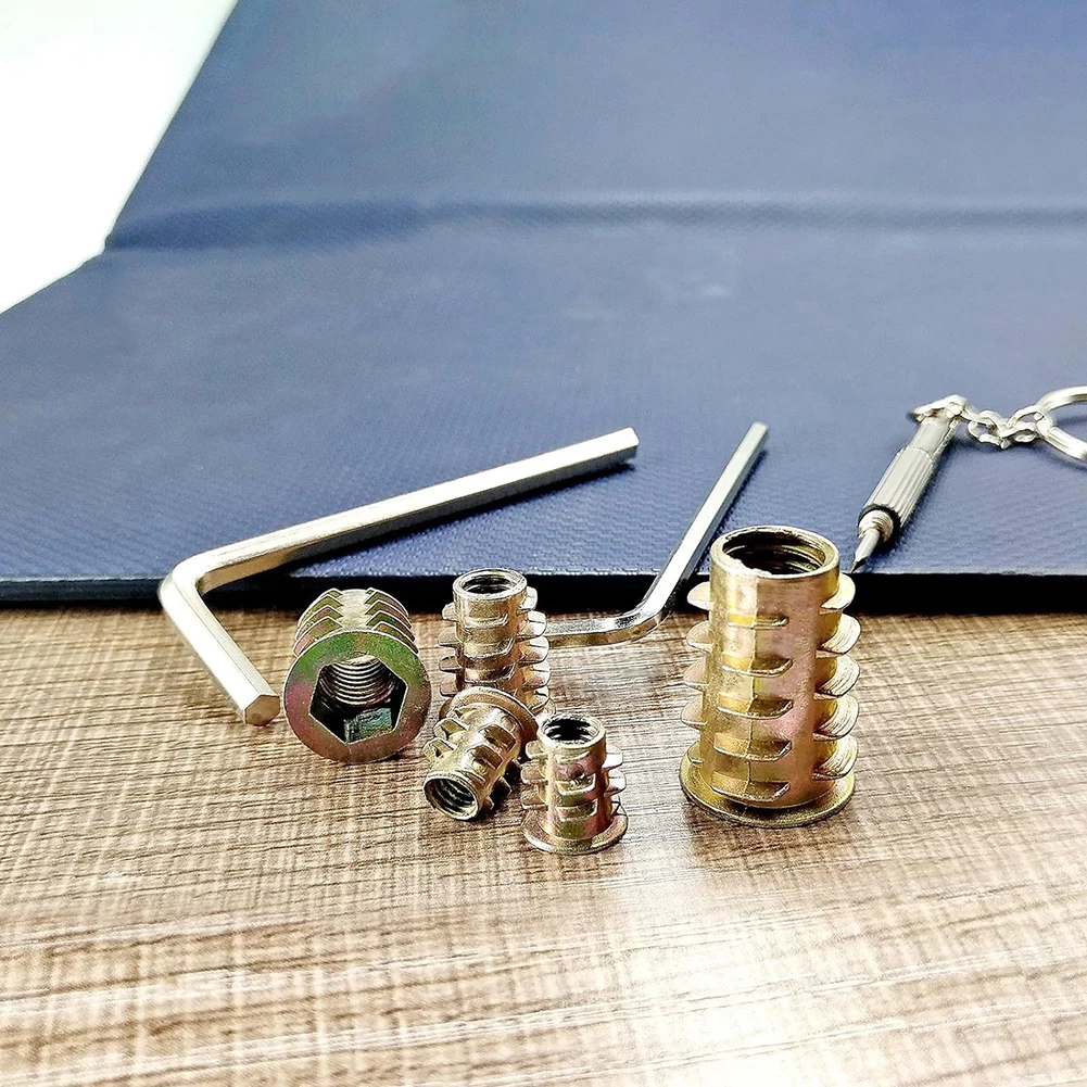 130pcs Metric Threaded Insert - Furniture Hardware Threaded Inserts review and price