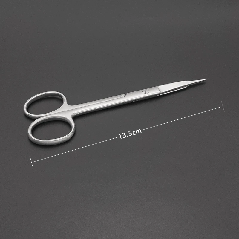 Stainless steel pet surgical instruments, precision urethral scissors, urethral stoma tools, straight end elbows