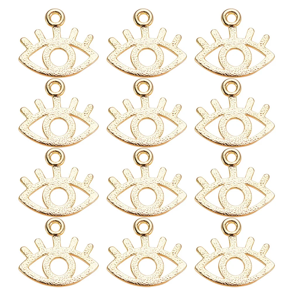 

20Pcs Eye Shape Copper Pendant Charms DIY Jewelry Making Necklace Earrings Bracelets Keychain Charms DIY Jewelry Making Pendant