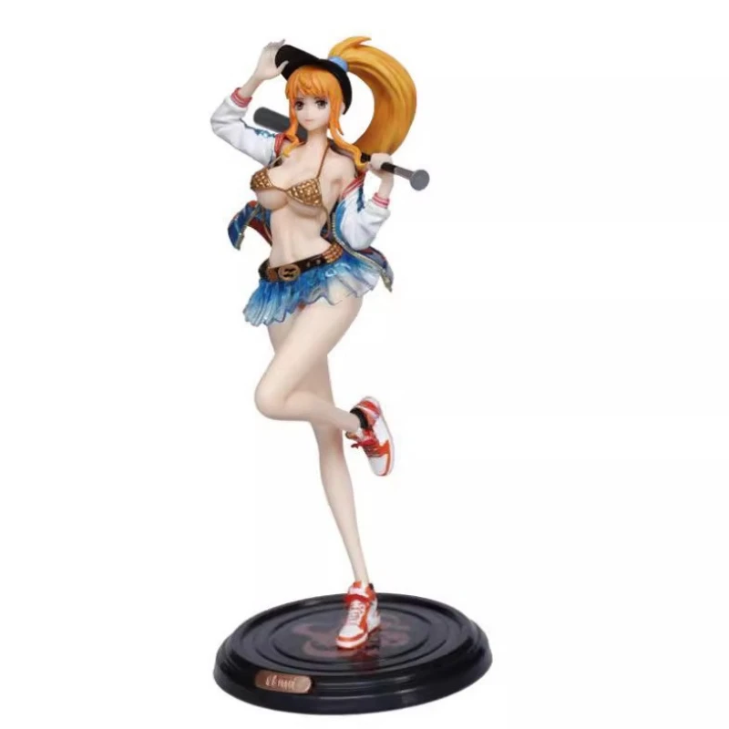 Nami anime figura ladrão gato nami estatueta estátua de pvc modelo bonecas ornamento de quarto colecionável crianças brinquedos presentes