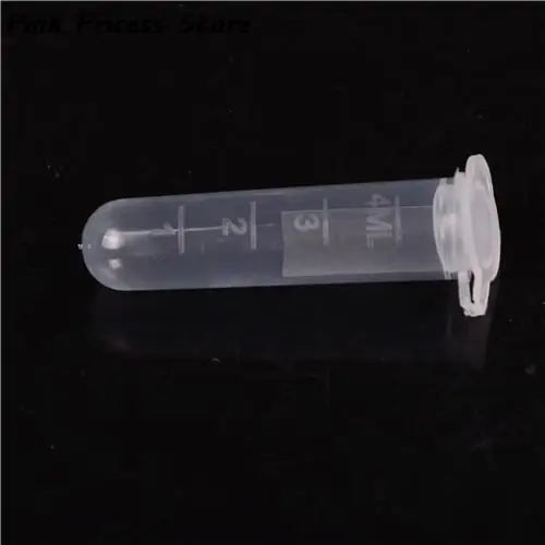 30Pcs 5ml Plastic test tubes with clear scale centrifuge tube with lip with Graduation EP tube