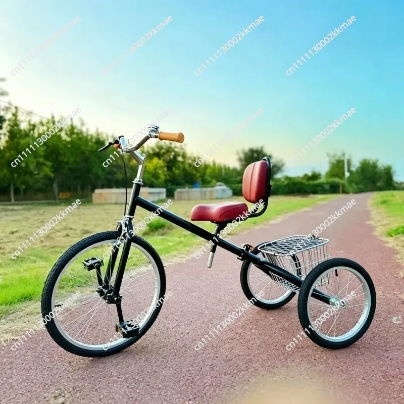 Outdoor Leisure Retro Lightweight Exercise Shopping Bike  Original Colorful Adult Folding Tricycle