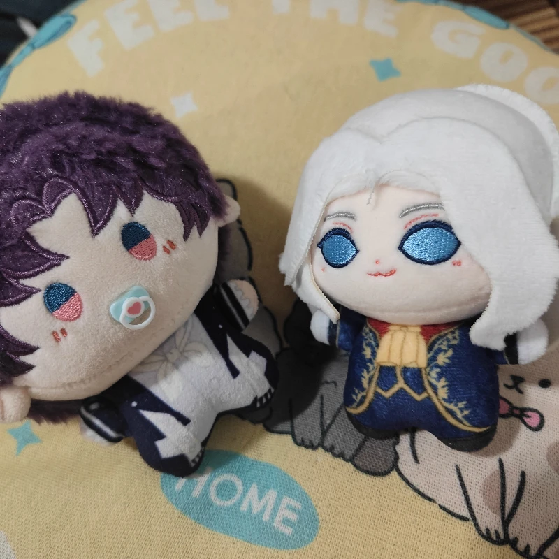 

10cm Anime Game Identity V Joseph Kawaii Cosplay Cotton Doll NuNu Body Cartoon Mini Soft Plushies Keychain Toy Figures Fans Gift