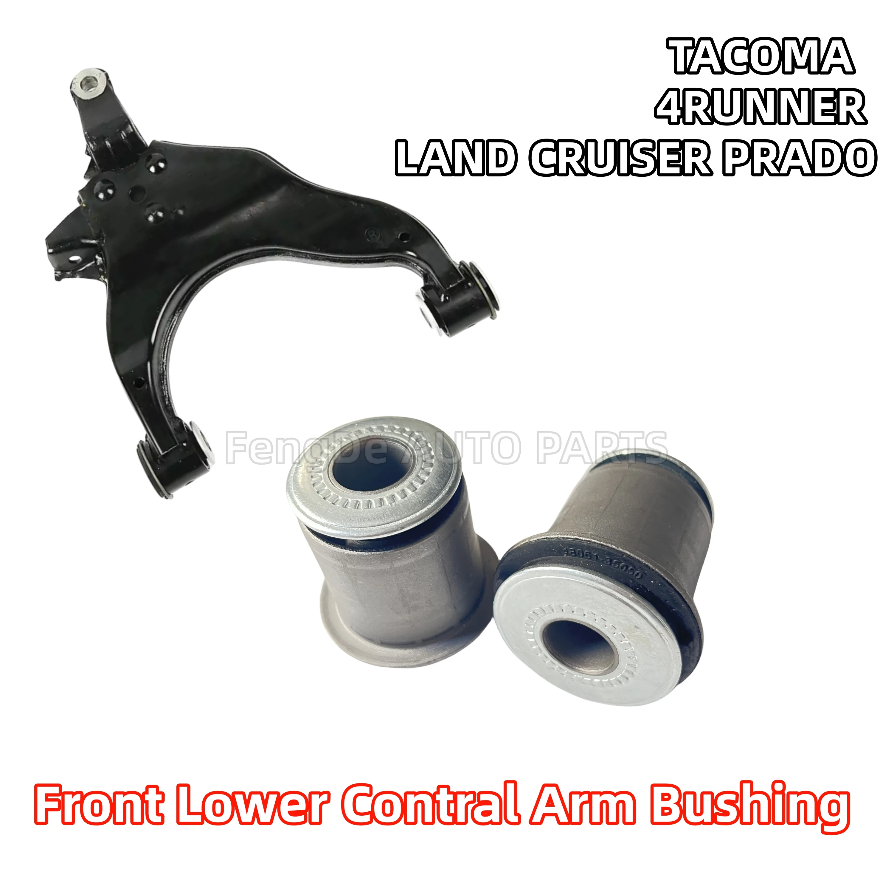 A Pair Front Lower Contral Arm Bushing For TOYOTA HILUX SURF 4RUNNER TACOMA LAND CRUISER PRADO 4806135040 48061-35050 4806835081