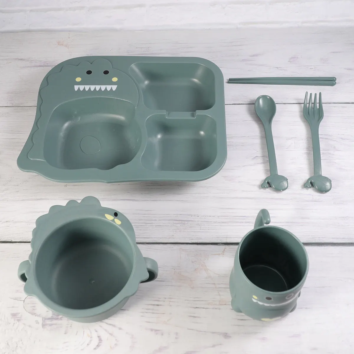 ensemble-de-couverts-pour-enfants-sur-le-theme-des-dinosaures-ensemble-de-vaisselle-de-dessin-anime-pour-enfants-vert-comprend-assiette-bol-tasse-cuillere-fourchette-baguettes-portable