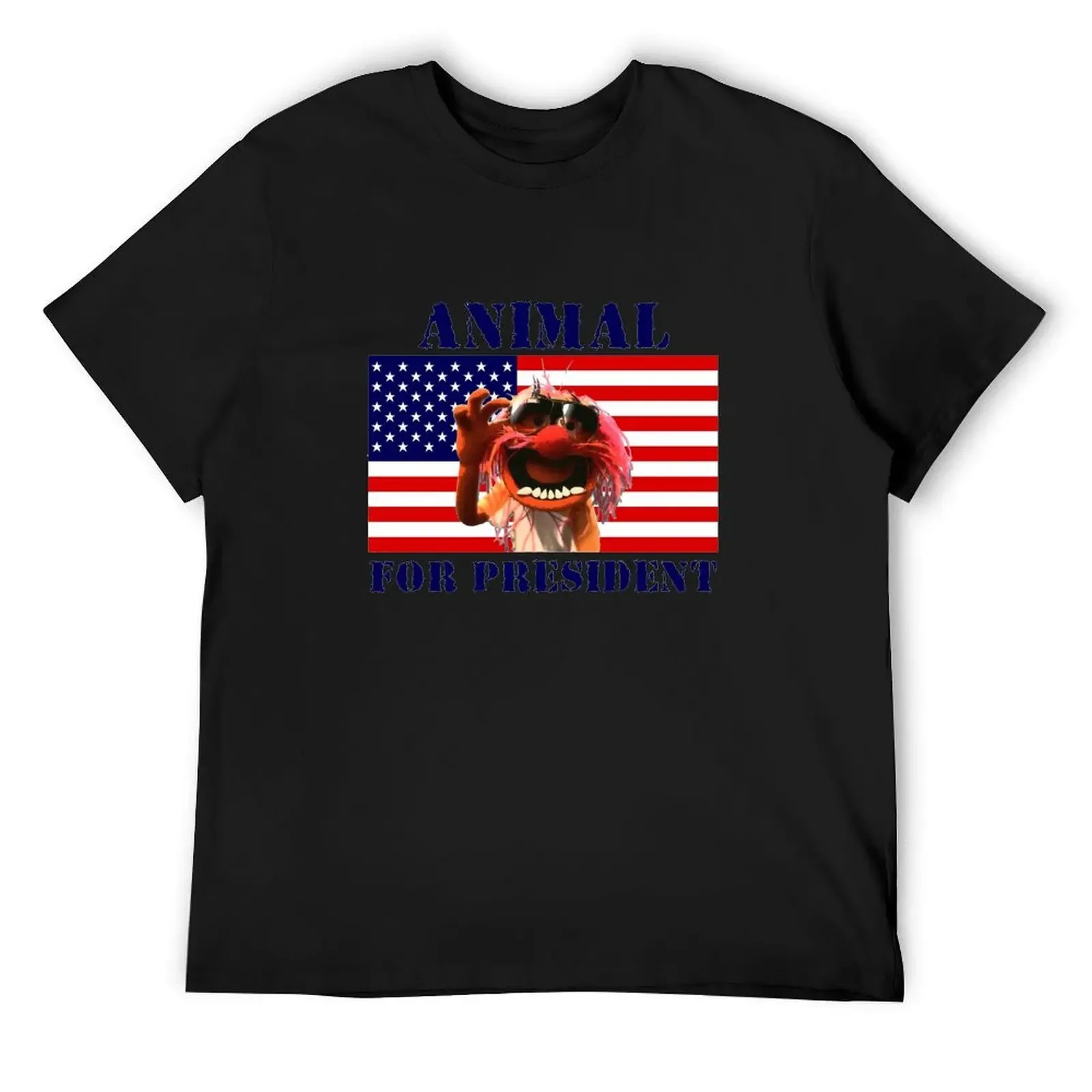 

Animal for President T-Shirt plus size tops vintage graphic tee cheap stuff cute clothes mens t shirts pack