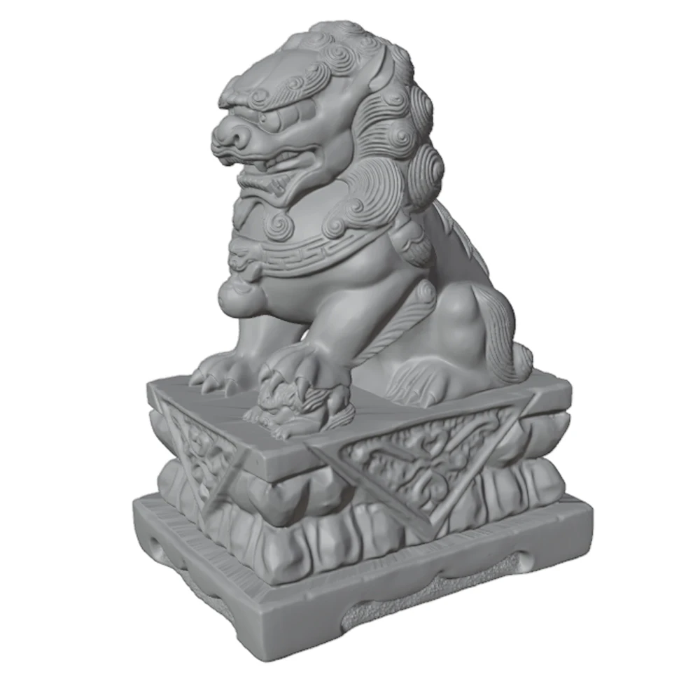 Figura resina 45mm kit sin colorear para juegos de mesa gatos y perros - imagen 4