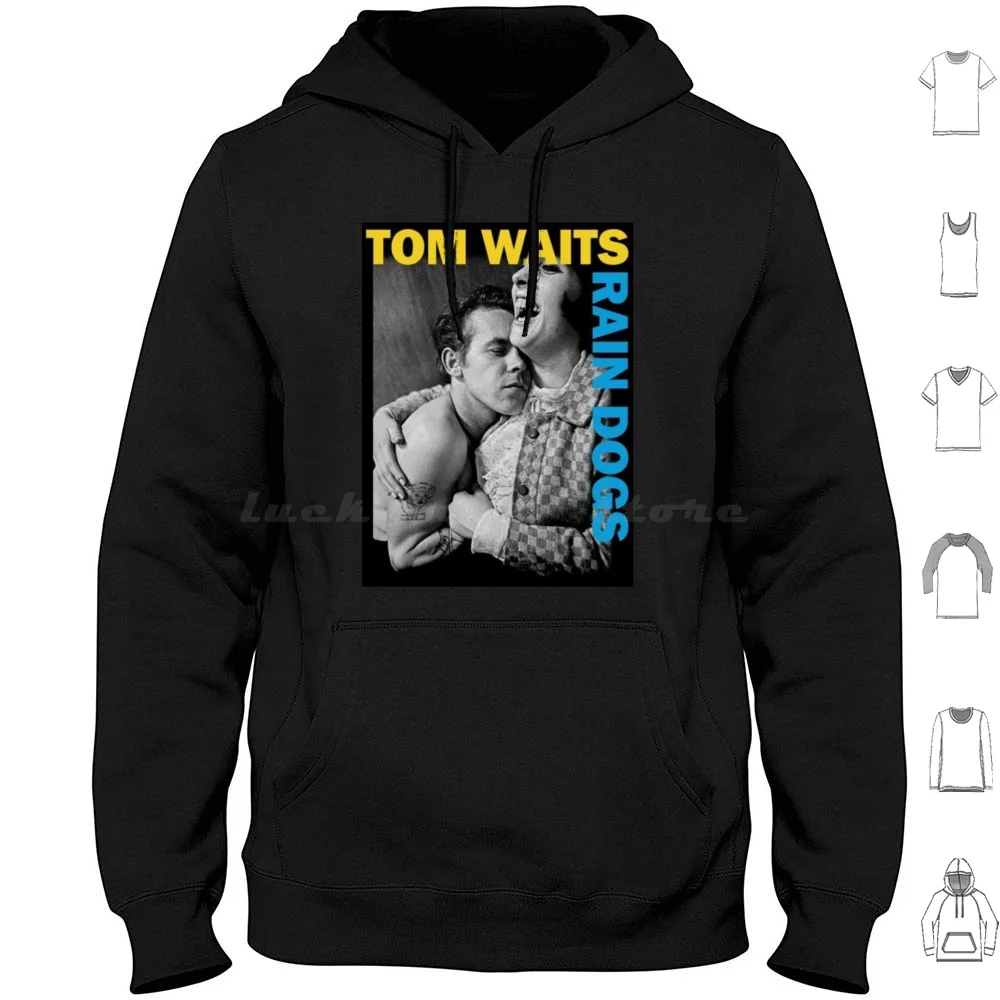 Tom Waits Rain Dogs Essent Hoodies Long Sleeve Tom Waits Tom Waits Graphite Music Microphone Nick Cave Bob Dylan