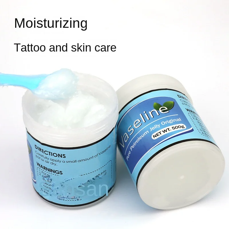 Tattood Vaseline 500g white bottle for skin lubrication and auxiliary coloring Tattood embroidery