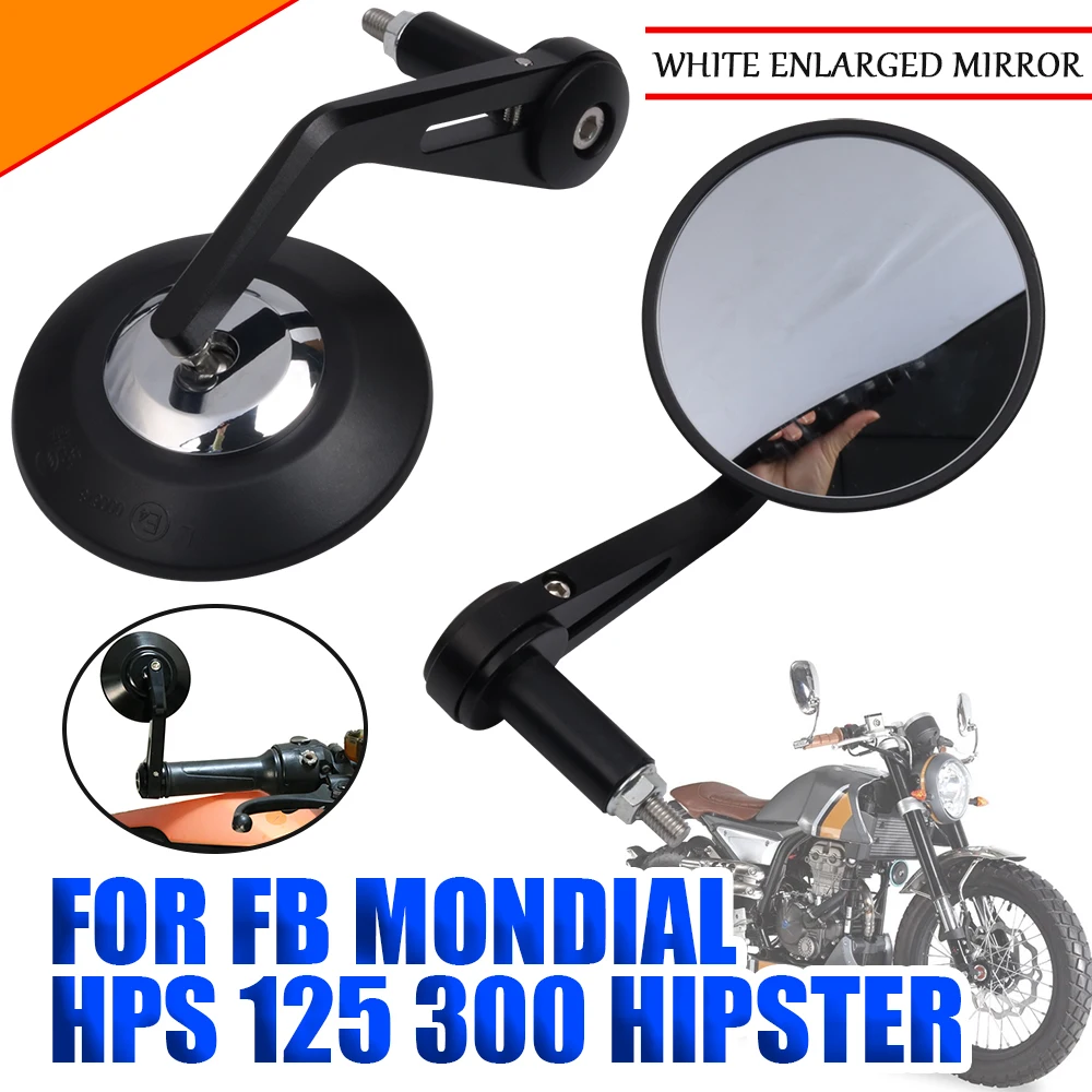 

Аксессуары для мотоциклов FB Global HPS 125 HPS 300 hpster HPS125, зеркала заднего вида с белым увеличением, боковые зеркала заднего вида, запчасти